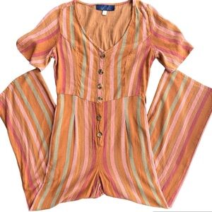 Francesca’s Blue Rain Romper | Small